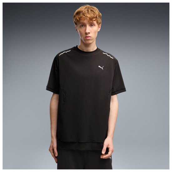 Puma Ανδρική κοντομάνικη μπλούζα Tech Relaxed Warp Knit T-Shirt